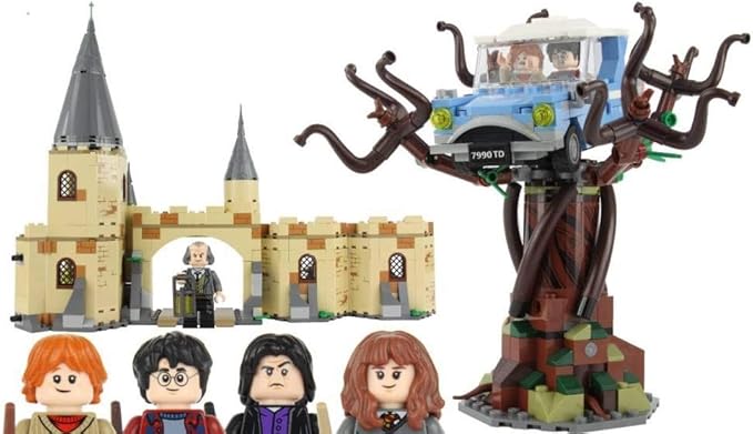 LEGO Harry Potter and The Chamber of Secrets Hogwarts Whomping Willow 75953 Magic Toys Building Kit, Prisoner of Azkaban, Hedwig, Hermoine Granger and Severus Snape for 8 - 14 years (753 Pieces)