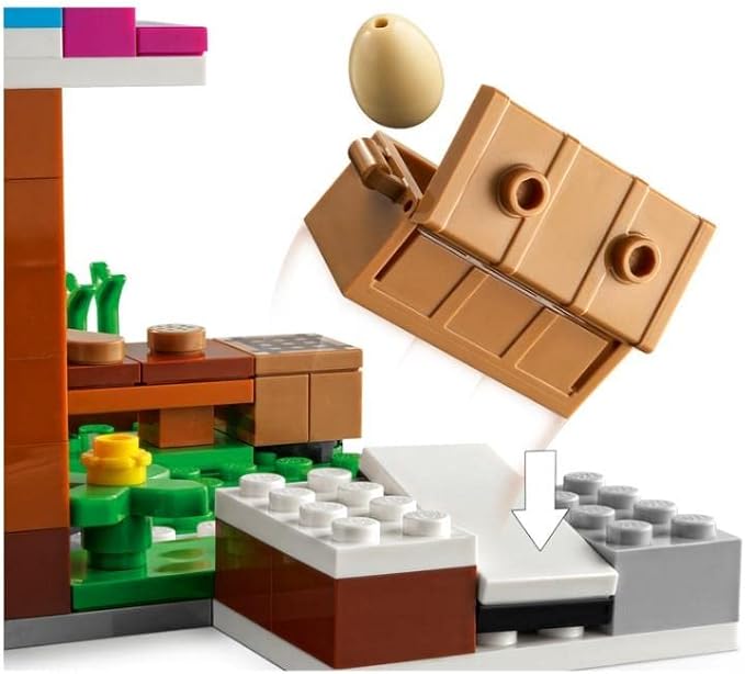 LEGO® Minecraft® The Bakery 21184 Building Kit; Fun Gaming Toy with a Villager and a Creeper™;for Kids Aged 8+