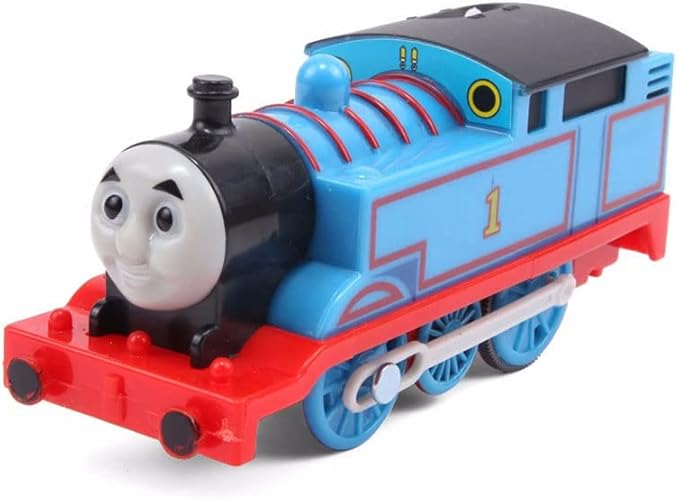 wltk Motorized Blue TH-OMAS Train Engine Toy Set, Battery-Powered Train’s Friend Toy Set ，Toddlers Train Toys for Age 3 4 5 6 7 8 Kids Boys Girls