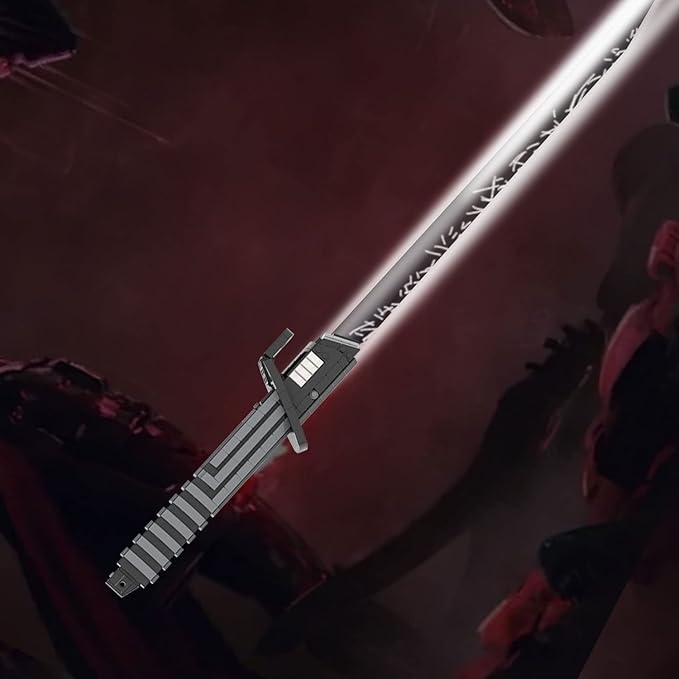 MOOXI-MOC Space Wars Mandalorian Darksaber Lightsaber Hilt Building Set,Creative Architectural Kit for Boys(419pcs)