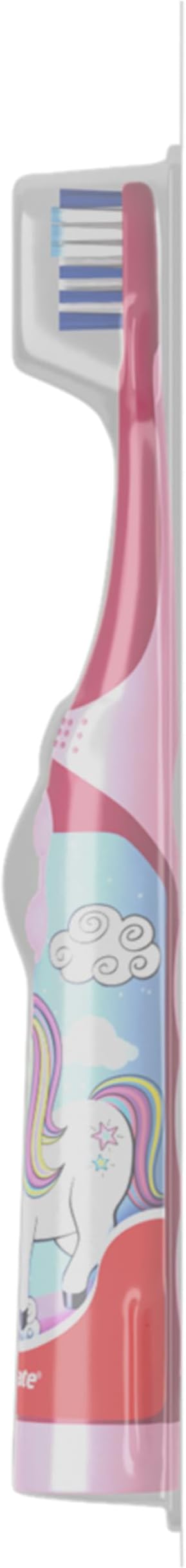 Colgate Kids Battery Powered Toothbrush, Unicorn, Extra Soft Toothbrush, Ages 3 and Up, 1 Pack