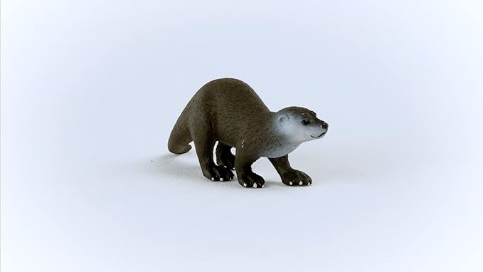 Schleich Wild Life New 2023, Marine and Ocean Wild Animal Toys for Kids and Toddlers, Otter Toy, Ages 3+