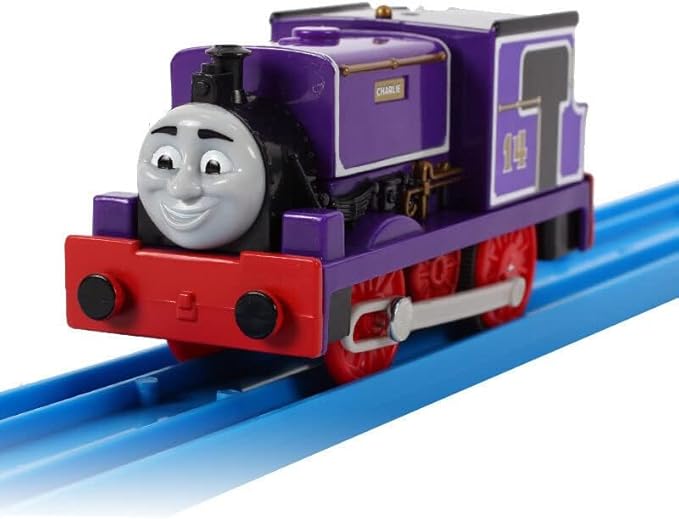 wltk Motorized Charlie Train Set, Battery-Powered Train Toy for Toddlers Age 3+, Kids Boys Girls