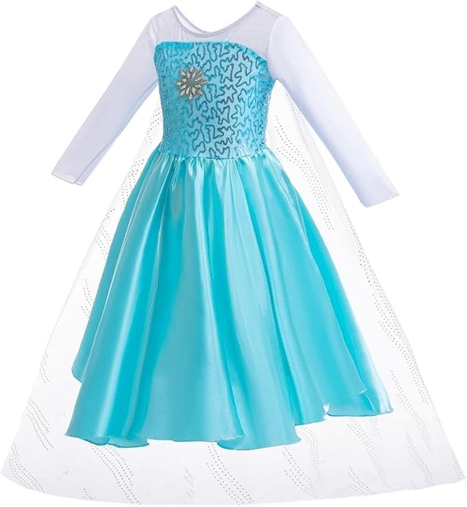Dressy Daisy Toddler Little Girls' Ice Princess Dress Costume Birthday Halloween Christmas Fancy Party Dresses