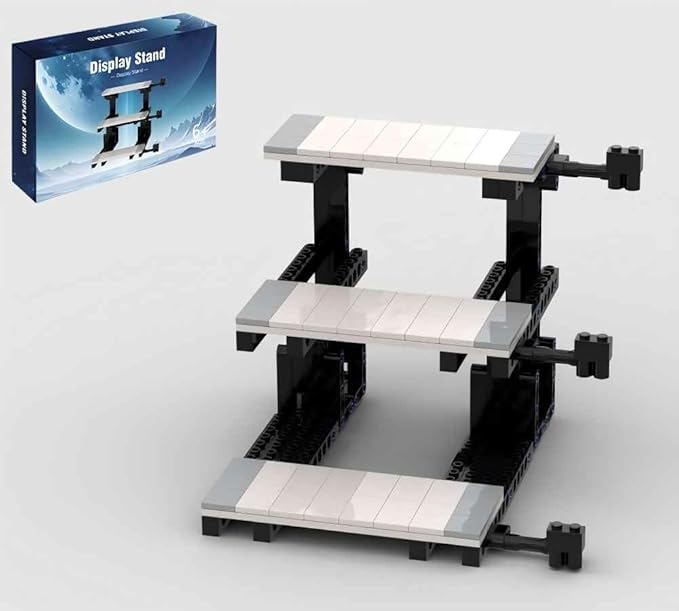 Display Stand for Lego Speed Champions Building Kit, 3 Layer Stand for Lego Car 76918 76923 76934 76919 76909 76914 76917 Model with Driver's Display, Collectible Gifts for Adults (220 Pcs)