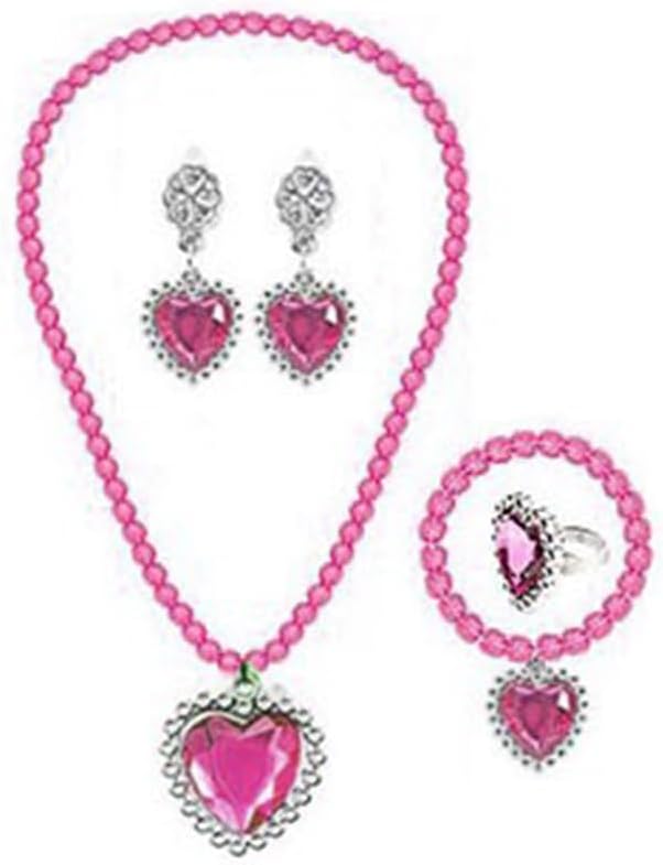 Princess Aurora Costume Dress up Accessories for Girls Aurora Gloves Tiara Crown Necklace Wand Earrings Bracelet Ring Princess Halloween Cosplay Accessories Christmas Gifts Set