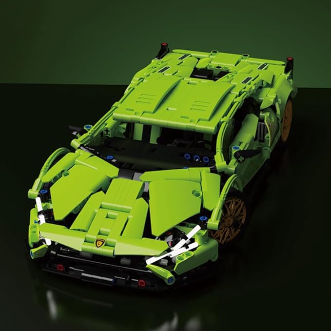 ENHANA Building Blocks Tech Sports Car 1: 14 Supercar Building Brick Racing Car Building Kit Adult Collectible Race Cars Model Great Gift for Boys, Girls, and Teens Ages 6+,1268PCS