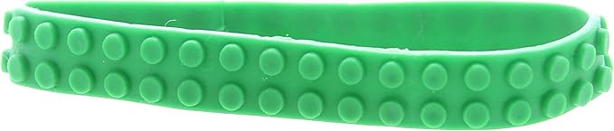 Rhode Island Novelty 7.5 Inch Block Rubber Bracelet, One Dozen per Order