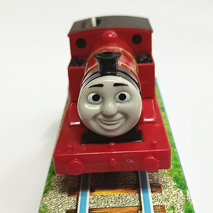 wltk Motorized Red rheneas Train Engine Toy Set, Battery-Powered Train’s Friend Toy Set ，Toddlers Train Toys for Age 3 4 5 6 7 8 Kids Boys Girls (Red rheneas)