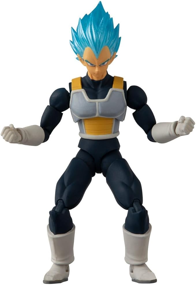 Bandai Namco - Dragon Ball Super - Super Saiyan Blue Vegeta, Dragon Ball Evolve 5" Action Figure
