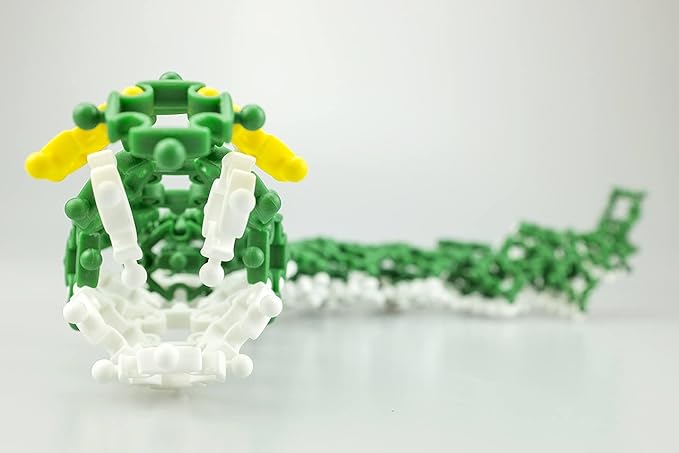 Pond (90 pcs) Eco-Friendly 4D Educational Building Toy for Creative Kids | Snake, Frog, Gecko, Turtle | Portable | Hours of Fun | Party Activity | Nature Science for Boys & Girls