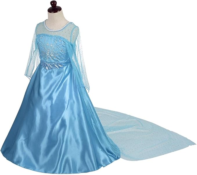 Dressy Daisy Toddler Little Girls' Ice Princess Dress Costume Birthday Halloween Christmas Fancy Party Dresses