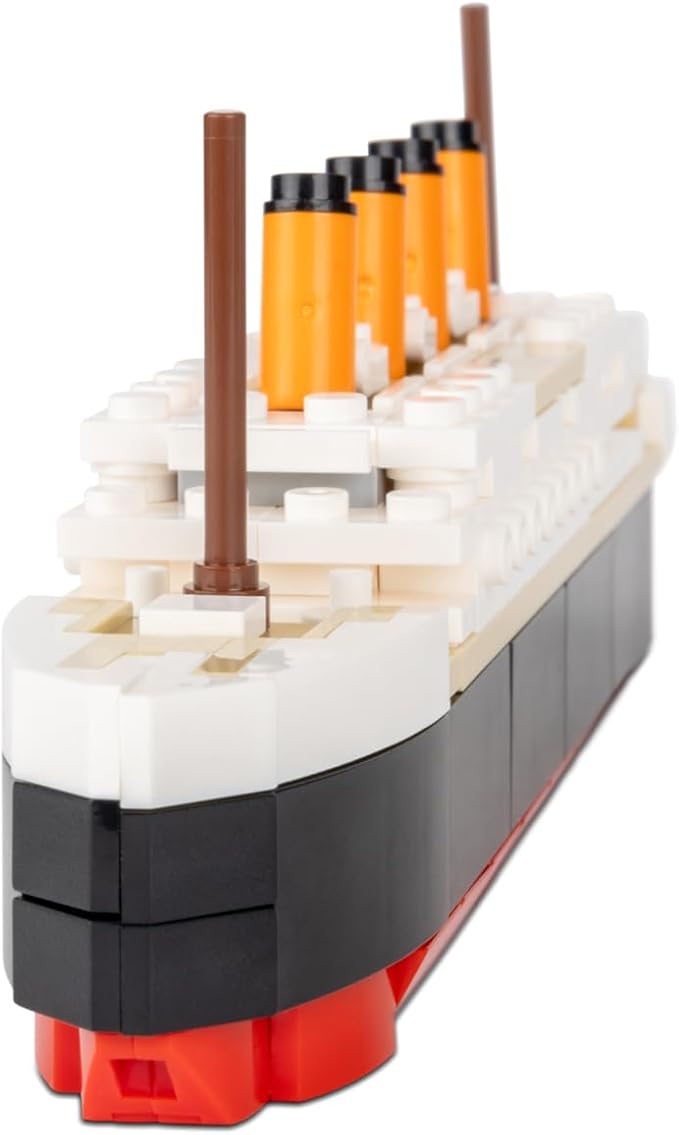 Brick Loot Titanic Building Blocks Mid-Sized Set, Toy Ship Model Kit, Building Bricks Sets for Adults or Kids 6 Year Old +, Home Decor, Quality Blocks Compatible with Lego & Major Brands, 217 Pieces