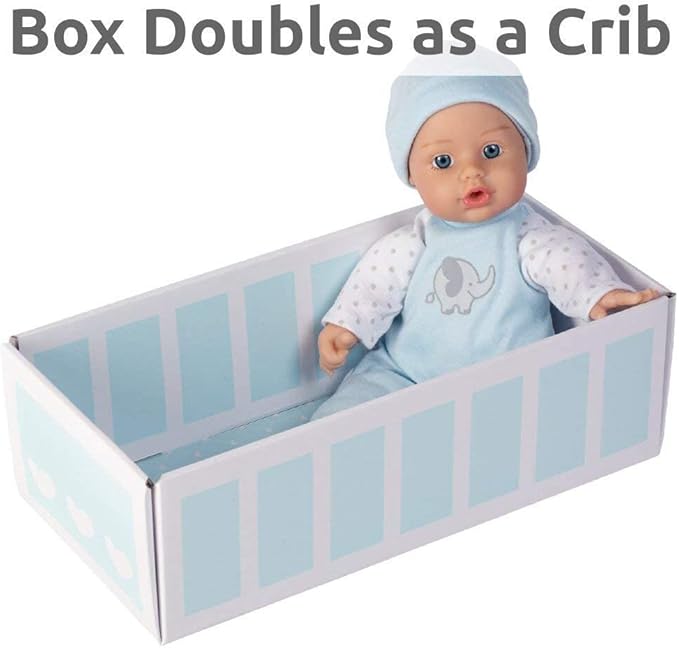 Adora Amazon Exclusive Sweet Babies Collection, 11” Soft and Cuddly Boy Baby Doll | Machine Washable, Birthday Gift For Ages 1+ - Baby Boy Peanut