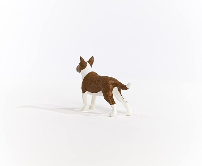 Schleich Farm World, Cute and Realistic Dog Toy Animals for Boys and Girls, Bull Terrier Dog Figurine, Ages 3+