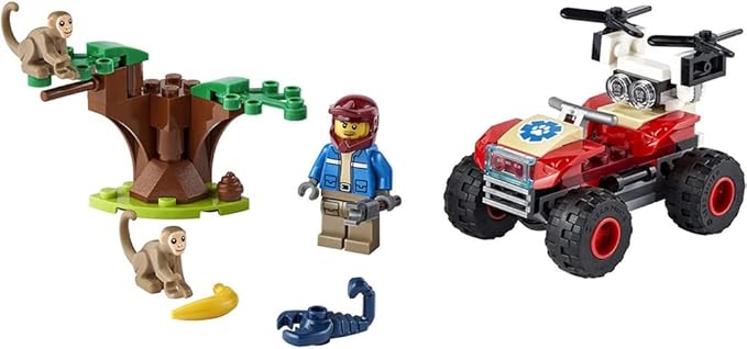 LEGO City Wildlife Rescue ATV 60300 Building Kit; Fun Wildlife Playset; Top Toy for Kids; New 2021 (74 Pieces)