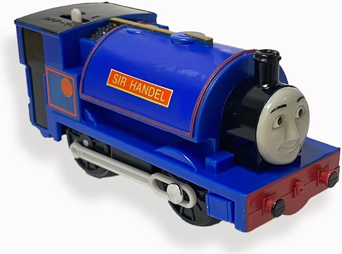 Motorized Green Henry Train Engine Toy Set, Battery-Powered Train’s Friend Toy Set ，Toddlers Train Toys for Age 3 4 5 6 7 8 Kids Boys Girls (SIR Handel)
