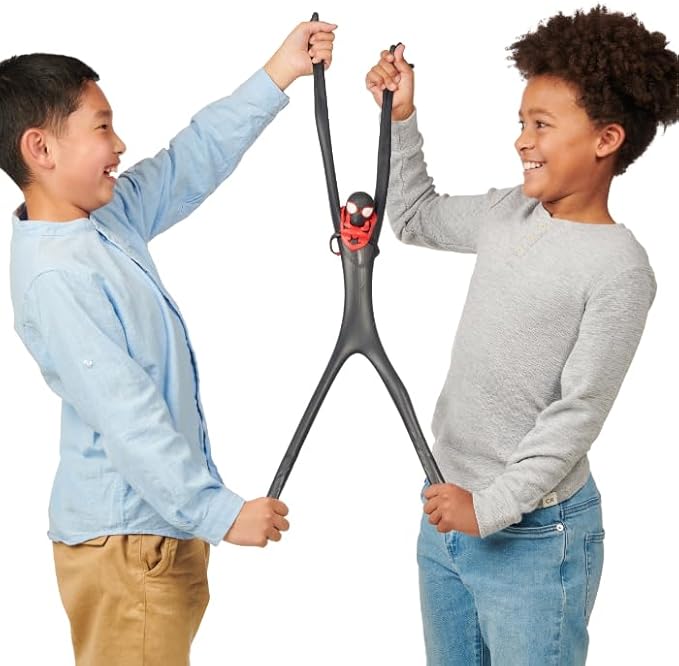 Heroes of Goo Jit Zu Marvel Supagoo Hero Pack 8" Tall Super Stretchy Spider-Man Miles Morales Action Figure