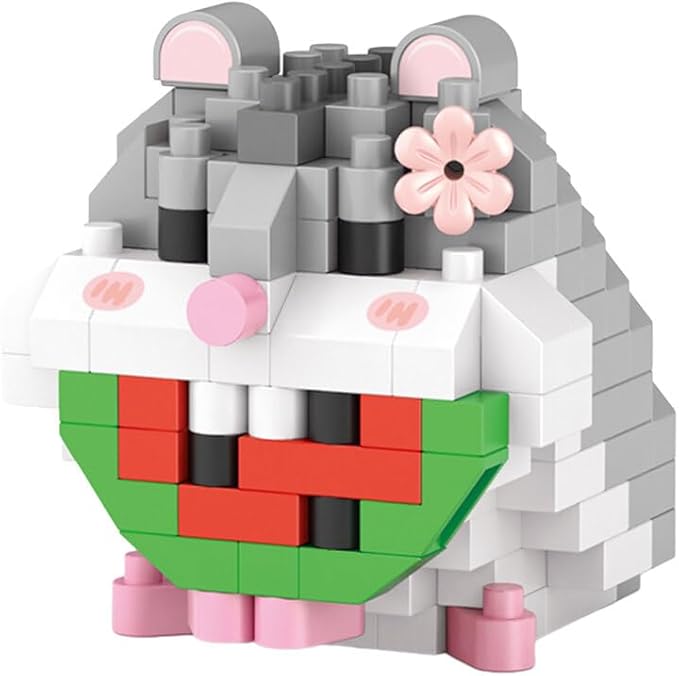 Aetheria Mini Blocks Hamster Building Animal Set 170 Pieces Creative Home Decor Building Toy Bricks for Kids or Adult Advent Calendar 2024