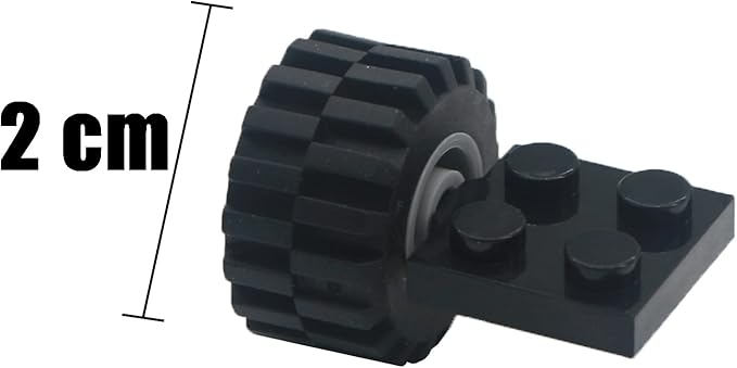 Tires Wheels and Axles Sets - 56 Pieces Brick Accessories Basic Classic Building Block Toys,Car Truck Wheels Parts