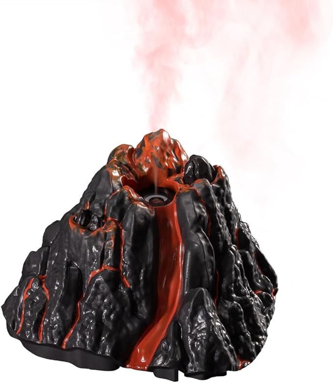 TEMI Dinosaur Toys with Simulation Volcano for Kids 3-5 Years, Toddlers Dinosaur Figures and Large Play Mat for Boys and Girls, Gifts for Preschool Toddlers (Size 63x63 in)