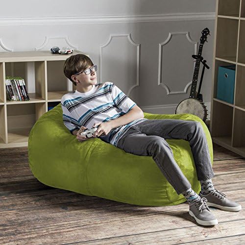 Jaxx Sofa Saxx Bean Bag Lounger, 4-Feet, 4', Mandarin
