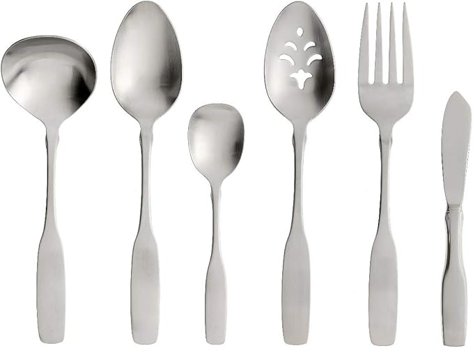 Oneida Paul Revere 6-Piece Serving Set Medium Stainless