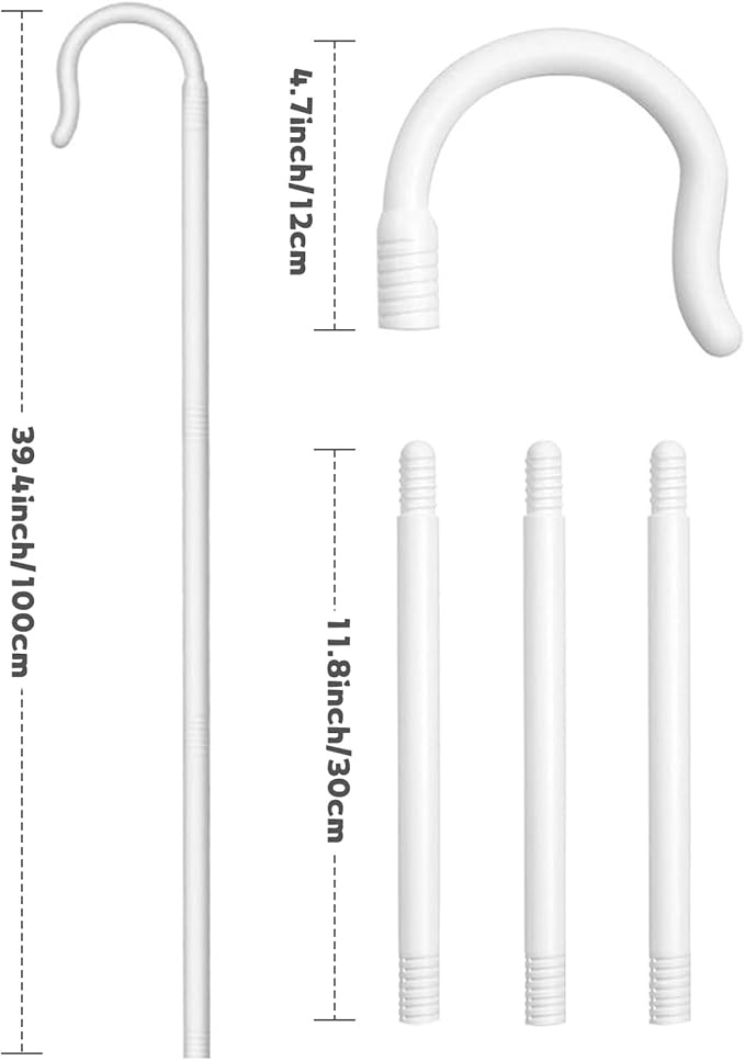 Kyson Girls Old Lady Costume for Kids 9 Pcs 100th Days of School Granny Wig Apron Outfit Halloween Dress Up Accessories