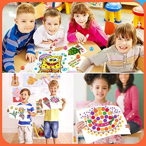 Dot Markers for Toddlers Kids Preschool, Bingo Daubers Washable Art Markers 8 Colors, Toddlers Arts and Crafts Supplies, Kids Painting Drawing Coloring Supplies, Dot Paint Craft Kit Preschool Learning