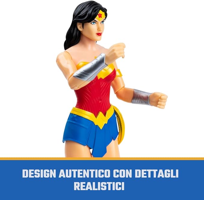 DC Comics 12-Inch Wonder Woman Action Figure, Kids Toys for Boys and Girls