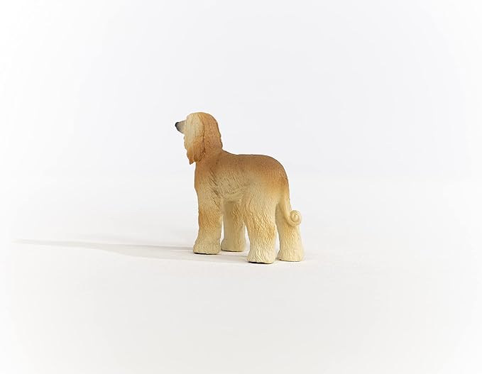 Schleich Farm World, Cute and Realistic Dog Toy Animals For Boys and Girls, Afghan Hound Dog Figurine, Ages 3+