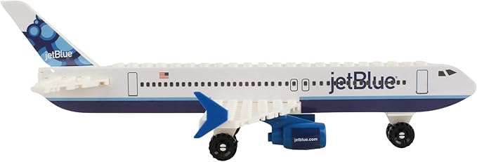 Daron Jet Blue Construction Toy 55-Piece