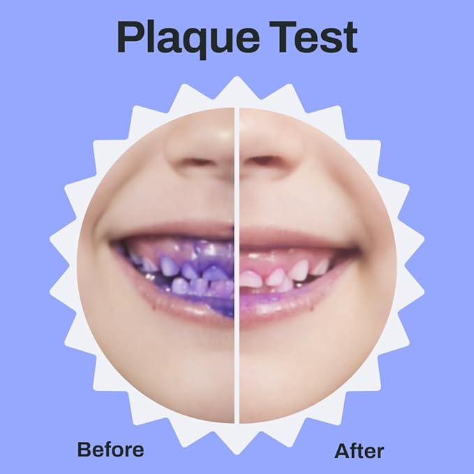 autobrush U Shaped Kids Manual Toothbrush- 360° Design for Upto 5.1X Better Cleaning with Unique Nylon Bristles, Comfort Grip Handle, Waterproof Design, Ages 6-8, Giraffe (Double-Sided)