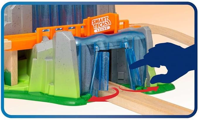BRIO Smart Tech Sound Waterfall Tunnel - Interactive Train Set Accessory | Enhances Motor Skills | Child-Safe | FSC-Certified Wood Material