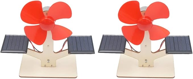 TOYANDONA Models Kits Toys 2sets of Assembly Solar Students Development Brain Science for Model Fan Educational Kits DIY Experiment Toy Model Kit