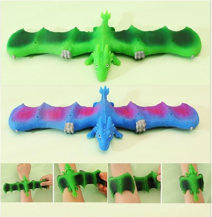 Dinosaur Slap Bracelets，Animals Slap Bracelets for Kids Girls Boys Easter Birthday Party Favors 3PCS