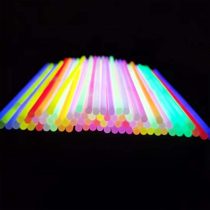 JOYIN 1000 Pcs 8" Glowsticks, Bracelets Necklaces, Glow in the Dark Party Favors, Easter, Christmas, Halloween Supplies Pack, Football Party Supplies