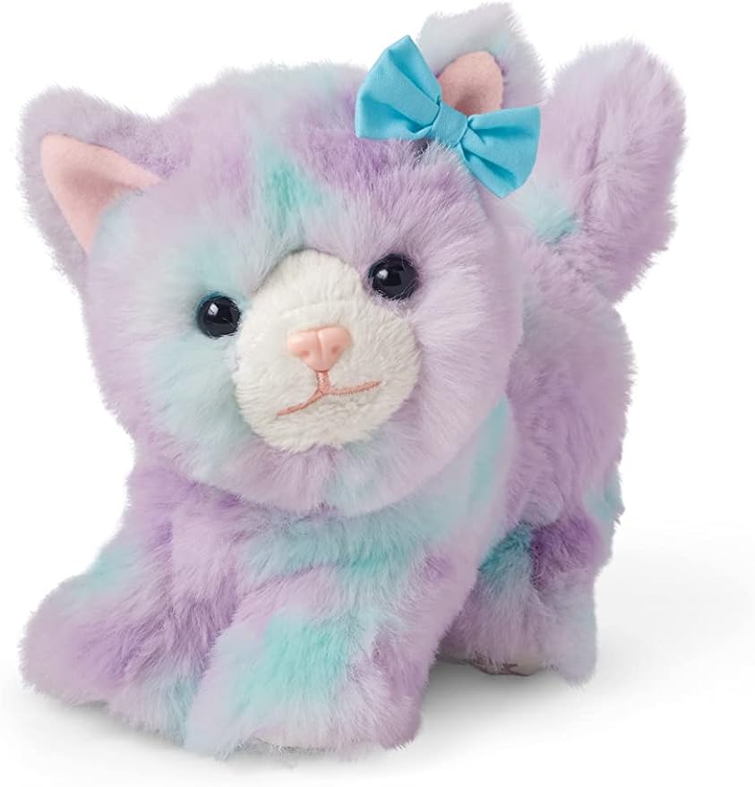 American Girl Truly Me 18-inch Doll Pet Purrpley Pink Kittycat with Magnetic Mouth to Hold Her Yarn Toy, For Ages 6+