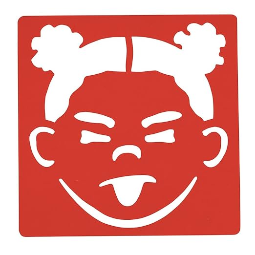 Emotional Stencils Set of 6, Homeschool, Home School Use