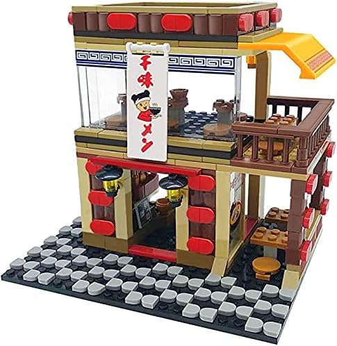 General Jim's Japanese Restaurant Urban Dining Experience Building Building Blocks Modular City Set