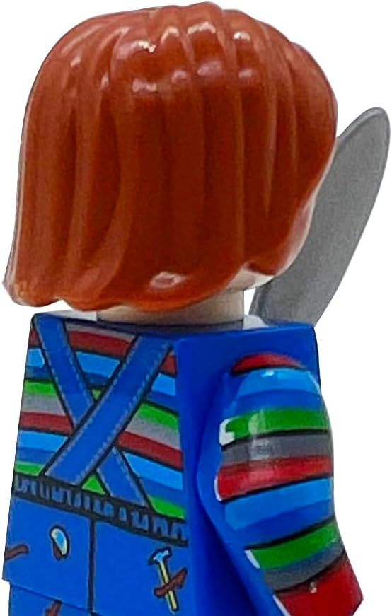 8PCS/Set 1.8" Horror Movie Characters Mini Action Figures Building Blocks, Miniature Figurines Toys Cake Toppers (Halloween)