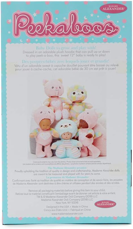 Madame Alexander 12" Peekaboos, Llama, Light Skin Tone
