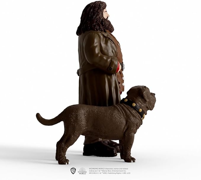 Schleich Wizarding World of Harry Potter 2-Piece Set with Hagrid & Fang Figurines for Kids Ages 6+