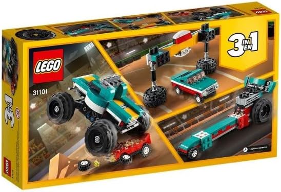 LEGO Creator 3in1 Monster Truck Toy 31101 Cool Building Kit for Kids (163 Pieces)