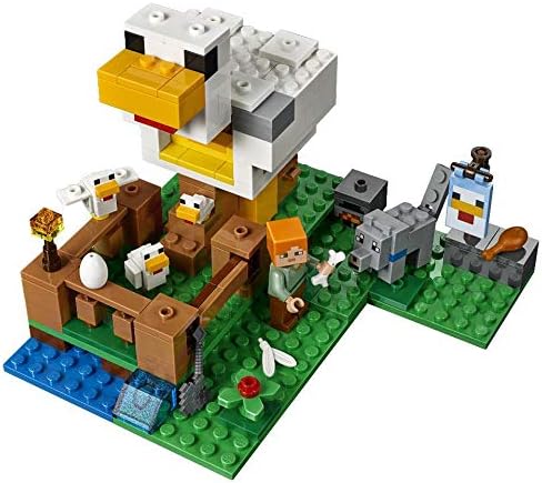 LEGO Minecraft The Chicken Coop 21140 Building Kit , 84 months to 168 months(198 Pieces)