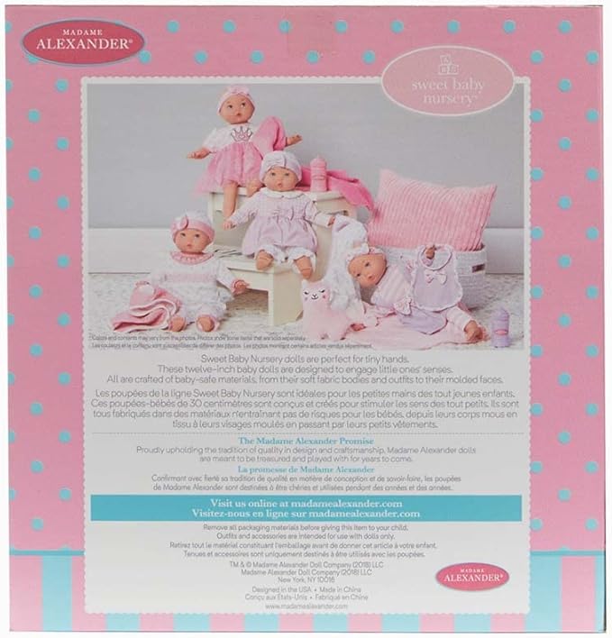 Madame Alexander 12 Sweet Baby Nursery - Bows and Bears