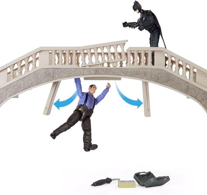 DC Comics, Batman Batcave with Exclusive Batman and Penguin Action Figures and Batcycle, The Batman Movie Collectible Kids Toys for Boys Ages 3 and up