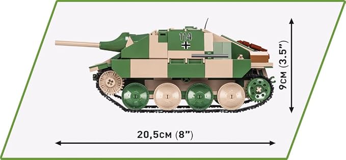 Cobi toys 555 Pcs Hc WWII /2558/ Jagdpanzer 38 (Hetzer)