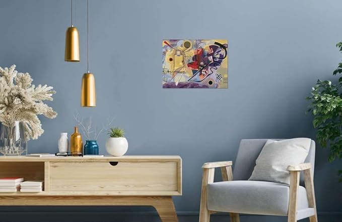Ravensburger Kandinsky: Yellow-Red-Blue Paint by Numbers Kit for Adults - 23650 - Painting Arts and Crafts for Ages 14 and Up