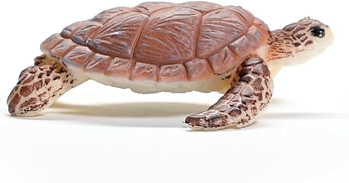 Schleich Wild Life New 2024 Wild Animal Toy Hawskbill Sea Turtle Ocean Animal Figurine